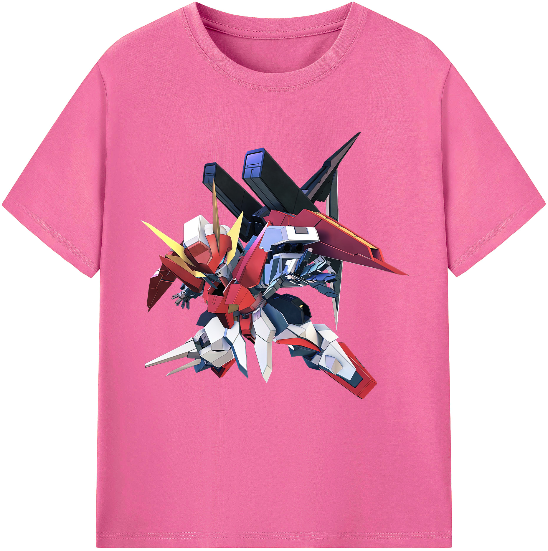 （画像用） 機動戦士ガンダム Mobile Suit Gundam レディースカジュアルプリントTシャツ（綿100％）